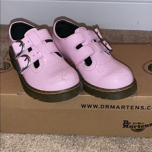 Girls baby pink dr. Martens
